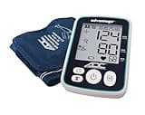 ADC Advantage 6112 Automatic Digital Blood Pressure Monitor with Adult Extended-Range Upper-Arm Cuff, Navy