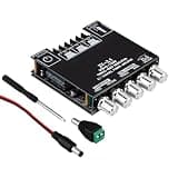 Bluetooth 5.1 Audio Stereo Amplifier Board,50Wx2+100W DC 12-24V 2.1 Channel
