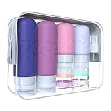 Zafit 18 Pack travel Bottles for Toiletries, TSA Approved Silicone Travel Containers Leak Proof Refillable Travel Accessories for Shampoo Conditioner Lotion Body Wash(Multicolored I)