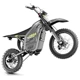 Windone RS5 Electric Dirt Bike for Teens & Adults (13+), Up to 37 MPH, 45 Miles Range, 2200W Peak Motor, 14"/12" Off-Road Tires, Hydraulic Suspension, 3-Speed Modes Electric Motorcycle (Green)