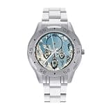 FekiLoot Watches for Men Big Face Stainless Steel Wristwatch Casual Watch