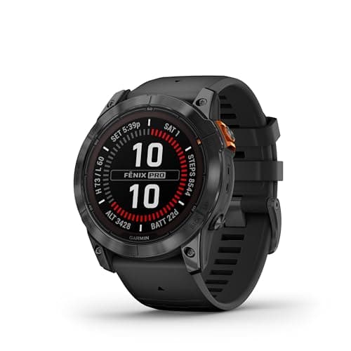 Garmin fēnix 7X Pro - Solar Edition (No Wi-Fi) Multisport GPS Smartwatch, Built-in Flashlight, Solar Charging Capability