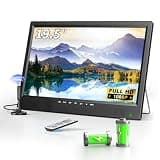 NORTHING 19.5" HD Portable TV with Antenna, 8000mAh Built-in Powered Operated TV for Indoor Outdoor, Rechargeable Small T V with HDMI/USB/AV Input, for Camping, Kitchen, RV, Patio, Home, Truck