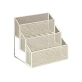 WANGHAI2024M Bookcases Multi-Story Creativity Stepped Iron Desktop Bookshelf CD Magazine Organizer Shelf