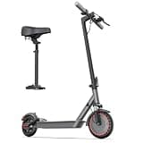 Joyhis Dual Suspension Electric Scooter for Adults with Seat, 500W Foldable Electric Scooter,10" Tires, 19MPH Top Speed, 22 Miles Range, Commuter E Scooter, Dual Braking System
