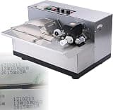 Automatic Coding Machine Digital Printer, Fully Automatic Dry-Ink Batch Coding Device for Product Date and Batch Printing, Continuous Solid Ink Functionality