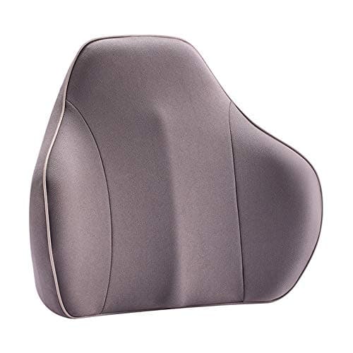 CVEUE CA Car Lumbar Pillow Lumbar Support Pillow Memory Pillow Back Car Lumbar Pillow Lumbar pillowLumbar Support (Color : Gray, Size : 364315cm)