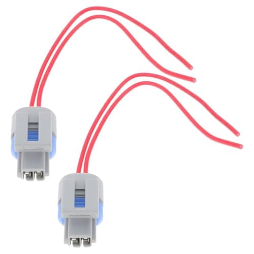 YINETTECH 2pcs 2PIN Truck Intake Air Temperature Sensor Connector Harness 12162197 Compatible with Foton Compatible with Daimler Heavy Trucks