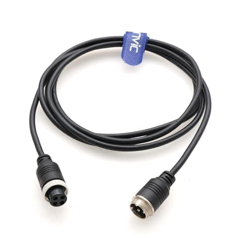 Eonvic GX16 4 Pin Male to Female Circular Aviation Connector Electrical Plug Cable for Electronic Instruments Industrial Equipment Automotive Connections 20M