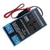 1500W Car Power Inverter with 4 USB Port,DC12V 24V to PowerInverters for Vehicle Converter Fast Charging Car Power Inverter