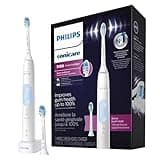 Philips Sonicare ProtectiveClean Electric Toothbrush with Plaque Control Brush Head, Rechargeable Sonicare Toothbrush with Pressure Sensor, Phillips Sonic Toothbrush, Gum Health Brush Head