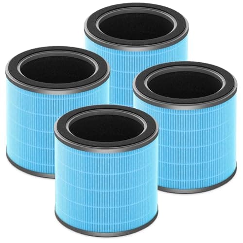 AP070A & AP070B Replacement Filters, Compatible with Aircillin AP070A & AP070B Air Purifier, 4-in-1 High-Efficiency HEPA Filter with Activated Carbon, 4 Pack