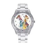 NTVOWPZO Three-Hand Analog Stainless Steel Watches for Men Easy Reader