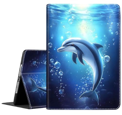 BFRKXOCK for New iPad 10th Generation Case 2022 10.9 Inch, Multi-Angle Smart Stand Cover Auto Sleep/Wake for iPad 10th Gen 10.9 inch 2022, Dolphin