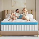 QMDJECKERO Full Size Mattress,14 Inch Full Mattress in a Box,Memory Foam and Individually Pocket Innerspring Euro Top Hybrid Mattress,Medium Firm,Ideal for All Sleep Positions,75"x54"