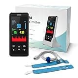 Pulse Oximeter Fingertip Infant Pulse Oximeter for Kids Overnight Continuous Pulse Oximeter Rechargeable Baby Oxygen Monitor Handheld Pulse Ox for SpO2 and Pulse Rate Continuous Baby Monitoring