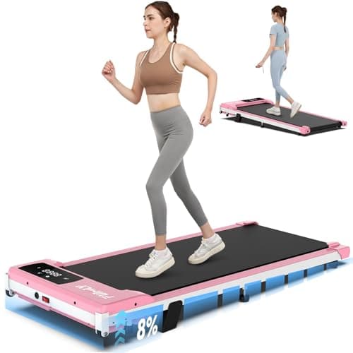 ANCHEER Walking Pad with Incline, 3.0HP Under Desk Treadmill for Home Office, 300 lbs Capacity Portable Mini Treadmill with Remote Control, Quiet Running Jogging Machine for Small Spaces