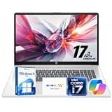 WOWPC Customized Business Laptop, Made with HP 17.3" FHD IPS Business Laptop, Intel Core i7-1355U Processor, 8GB-64GB DDR4 RAM, 256GB-2TB SSD, Windows 11 Pro, HD Webcam, Anti-Glare Display
