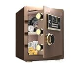 safe Safe Safe Box with Digital Keypad & Alarm System Electronic Home Safe Adjustable Shelves, for Storage Money