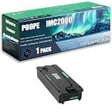 POOPE IMC2000 Waste Toner Container Compatible for Ricoh/Savin/Lanier IMC2000 IMC2500 IMC3000 IMC3500 IMC4500 IMC5500 IMC6000 Printers, Replacement 418425 (1 Pack Black)