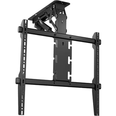 ONKRON Motorized Ceiling TV Mount for 50-75 Inch TVs up to 88.2 lbs, Electric Ceiling Mount TV Bracket Flip Down, VESA 200x200-600x600, Tilting Mount with Remote, fits Flat & Pitched Roof, Black