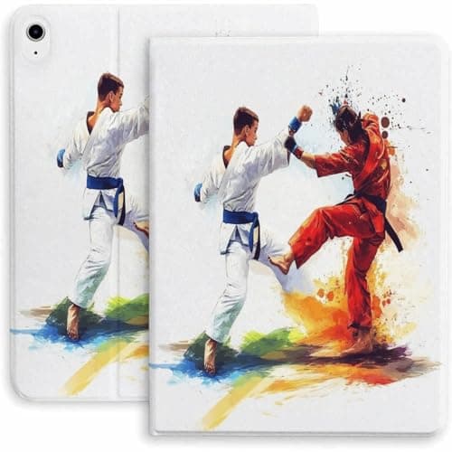 Martial Arts Clash Case for iPad 9/10/11th Mini 5/4/3/2/1(7.9in) Mini 6(8.3in) Mini 7(8.3in),Air 4/5/6/7,Pro 11in(2021/2022/2024)