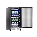 Advanics 15 inch Outdoor Beverage Refrigerator, Under Counter fridge