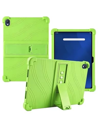 for Onn 11 Inch 2026 Tablet Case,BOVUGAC Adjustable Stand Shockproof Easy Installation Silicone Protective Shell for Onn 11" 2026 Case Cover.(Green)