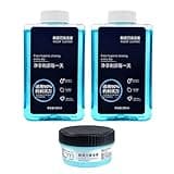 HVOENQO Compatible with Philips S7735/S8850/S7832/S9935/S9936, CC13 Electric Razor Cleaning Liquid, 300MLX2, 170MLX1, Lubricates Blades, Removes Odors