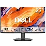 Dell 27 inch Monitor, 144Hz Refresh Rate, FHD Display, AMD FreeSync, 1ms MPRT, Anti-Glare Screen, 2 X HDMI 1.4, Ultra-Thin Bezel, VESA, Eye Comfort, Tilt Adjustable