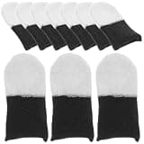 LOCZUK 20pcs Phone Gaming Finger Sleeves for Touchscreen Devices, Anti-Sweat Cloth Material, Wide Compatibility, for Mobile Game Players