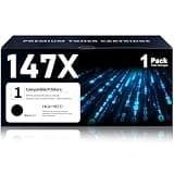 DOSUM 147X Black Toner Cartridge with Chip Replacement for HP W1470X 147A