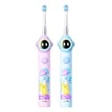 usmile 【2 in 1】 Q30 Kids Sonic Electric Toothbrush, Voice-Guided Full-Mouth Coaching, Missed Spot Alerts & Smart App Reports, Extra-Soft Brush Heads, USB-C Rechargeable, IPX8 Waterproof (Ages 3–12