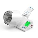 AVENRA Blood Pressure Monitor for Home Use, No Wrap Auto-Fit Design, Rechargeable (210 Uses) & 3.5" LCD Display, 7.1–16.5" Cuff & 2x99 Memory & FDA Cleared, 3-Color Indicator & Battery level indicator