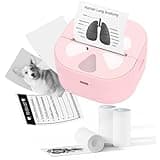 ciciglow Mini Sticker Printer, Portable Bluetooth Thermal Label Maker with Inkless Printing, Rechargeable Battery for Creative Stickers and Organization