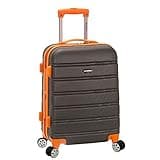Rockland Melbourne Hardside Expandable Spinner Wheel Luggage, Carry-On 20", Charcoal