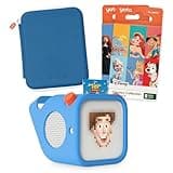 YOTO Player Bundle + Disney Classics Vol.1 + Disney Pixar Audio Collection + Adventure Jacket & Card Case in Blue Bird - Kids Screen-Free Bluetooth Audio Player, All-in-1 Travel Device for Stories