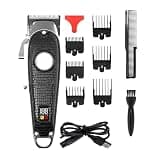 EOYLMIRL Mens Hair Clippers Electric Clipper Professional Leather Non-Slip Men's Trimmer Oil Head Carving Cutting Machine