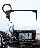 MaserWeller Car Phone Holder for Honda HR-V HRV 2023-2026 Accessories/CR-V CRV 2023 2024 2025 2026 Accessories 7/9-inch Screen Fixed Clip,Phone Mount Compatible with MagSafe, 360° Cell Phone Holder
