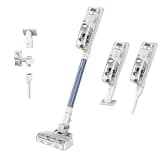 Bissell PowerClean 200W Self-Standing Cordless Vacuum w/Tangle Free Brush Roll, Removeable Battery, Wall Mount, Upholstery Tool & Bright Headlights, 4173