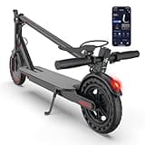 Maxshot Electric Scooter, 8.5" /10" /14" Tire, 16/19/22 Mph Top Speed, 12/16/21/27/28/49/50 Miles Long Range, Folding Escooter for Adults and Kids with Seat Bag, Dual Braking, Dual Suspension, App