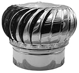 12-Inch Wind Turbines (1-Pack) for 20' Shipping Container Ventilation - Durable Whirlybird Roof Vents to Reduce Heat & Condensation - Pair with 1-Pack AdaptAIR Adapter, Sold Separately