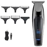 RASRGTRQ Hair Clipper Cutting Tool Oil Head Engraving Elects LCD Digital Display Household Professional Electrical Appliances