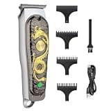 WTYBRMYO Hair Clipper Barber for Men Dragon Carving Design Electric Trimmer Razor Salon Cutting Machine Home Appliance