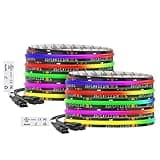 BTF-LIGHTING WS2811 Smart IC RGB FCOB COB LED Strip, UL Listed 720LEDs/m High Density Color Chasing Uniform Light, DC12V 32.8FT 12mm Width Black PCB for Home Party DIY Decor(No Adapter or Controller)