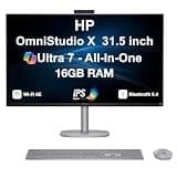 ME2 Customized Laptop, Created Using HP OmniStudio X All-in-One Desktop PC 31.5" 4K UHD Display (Intel Ultra 7-256V, 16GB RAM, 1TB, 2TB, 4TB, 8TB SSD, WiFi 6E, Win 11Pro, w/Wireless KB & Mouse