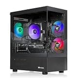 Thermaltake LCGS View 8776-170 Gaming Desktop (AMD Ryzen™ 7 8700F, AMD Radeon™ RX 7600, 16GB DDR5 6000MT/s Memory, 1TB NVMe M.2, 650W PSU, WiFi, Windows 11) V17B-B840-R76-LCS