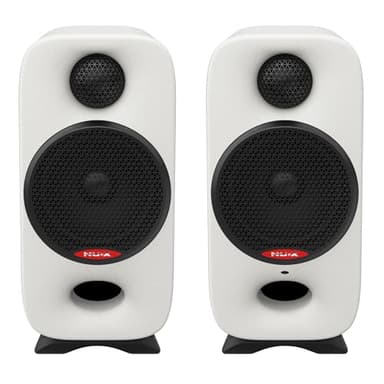 NUX AXON 3 Studio Reference Monitor,3/8" Mounting Socket, 4-Pin Connector,Advanced DSP, Flexible Audio I/O,90W Bi-Amp Power with 3" Woofers,Magnetic Footpads,Acoustic Correction EQ APP