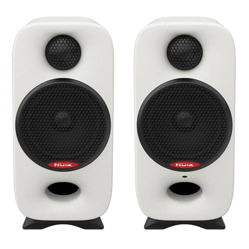 NUX AXON 3 Studio Reference Monitor,3/8" Mounting Socket, 4-Pin Connector,Advanced DSP, Flexible Audio I/O,90W Bi-Amp Power with 3" Woofers,Magnetic Footpads,Acoustic Correction EQ APP