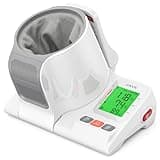 CAVN Blood Pressure Monitor, One-Touch Barrel-Type Upper Arm Blood Pressure Monitors for Home Use, No-Wrap Auto-Fit Design, Fits Arms 7.1"-16.5", 3-Color Backlight, 2 Users 2×99 Memory